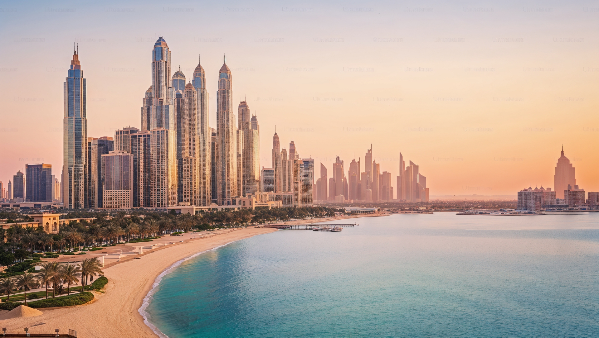 Dubai Marina Skyline